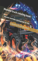 Monster truck coloring book