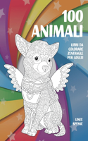 Libri da colorare Zentangle per adulti - Linee spesse - 100 Animali