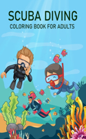 Scuba Diving Coloring Book For Adults