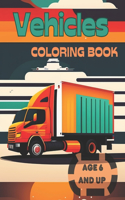 vehicles coloring book