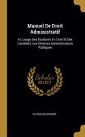 Manuel De Droit Administratif