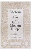 Rhetoric and Law in Early Modern Europe
