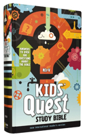NIrV, Kids' Quest Study Bible, Hardcover: Answers to Over 500 Questions about the Bible