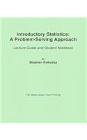 Introductory Statistics: A Problem-Solving Approach
