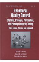 Parenteral Quality Control: Sterility, Pyrogen, Particulate, and Package Integrity Testing