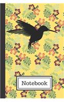 Notebook: Hummingbird Notebook - Lined Notebook for Men and Women (120 pages)