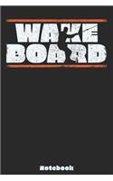 Wakeboard Notebook: Kariertes A5 Notizbuch für alle Wakeboarder
