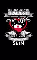 Ich Lebe Nicht in Polen Aber Mein Herz Wird Immer Polnisch Sein: Notizbuch A5 blanko 120 Seiten, Notizheft / Tagebuch / Reise Journal, perfektes Geschenk für alle dessen Heimat in Polen ist