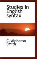 Studies in English Syntax