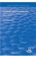 Corporate Social Involvement: Social, Political and Environmental Issues in Britain and Italy