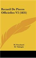Recueil de Pieces Officielles V2 (1835)