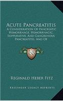 Acute Pancreatitis