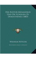 Der Rhetor Menandros Und Die Scholien Zu Demosthenes (1883)