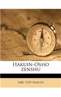 Hakuin-Osho zenshu