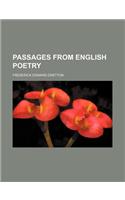 Passages from English Poetry
