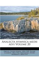 Analecta Hymnica Medii Aevi Volume 20
