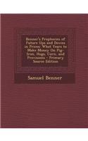Benner's Prophecies of Future Ups and Downs in Prices: What Years to Make Money on Pig-Iron, Hogs, Corn, and Provisions