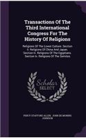 Transactions of the Third International Congress for the History of Religions