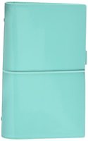 Filofax A5 Domino Patent turquoise organiser