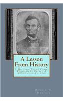 A Lesson From History