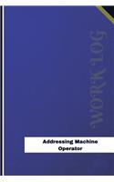 Addressing Machine Operator Work Log