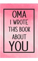 Oma I Wrote This Book About You