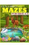 Fun First Mazes for Kids 3-5