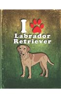 Labrador Retriever: Dog Journal Notebook for Puppy Owner Gratitude Kids Journal Write & Draw Children Diary