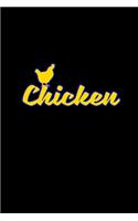 Chicken: Food Journal - Track your Meals - Eat clean and fit - Breakfast Lunch Diner Snacks - Time Items Serving Cals Sugar Protein Fiber Carbs Fat - 110 pag