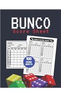 Bunco Score Sheet