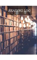 Reading Log: Gifts for Book Lovers / Reading Journal [7.44 " x 9.69"] 100 Spacious Record Pages (Reading Logs & Journals)