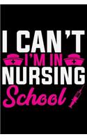 I Can't I'm In Nursing School