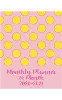 Monthly Planner, 24 Month, 2020-2021: Scheduler and Organizer