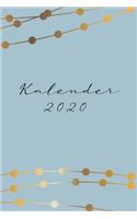 Kalender 2020: Wochenkalender gold gepunktet 2020 A5 I Wochenplaner Monatsplaner Jahresplaner I Tagebuch Terminplaner Punkte I Notizen Ziele Kontakte Feiertage Deu