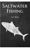 Saltwater Fishing Log Book: 6x9 100-Page Fish Catch Record Log Book