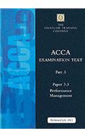Acca Part 3: Paper 3.3 - Performance Management