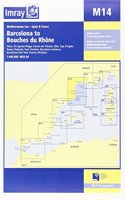 Imray Chart M14: Barcelona to Bouches Du Rhone