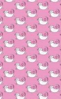 Journal Notebook For Cat Lovers Flying Cats Pattern 2: 110 Page Plain Blank Journal For Drawing, Writing, Doodling In Portable 6 x 9 Size.(57 Noteworthy Series Unlined)