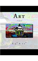 Art Notebook: 8.5" x 11"