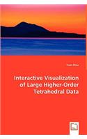 Interactive Visualization of Large Higher-Order Tetrahedral Data