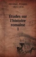 Etudes sur l'histoire romaine