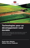 Technologies pour un développement rural durable