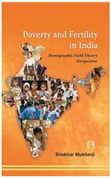 Poverty and Fertility in India: Demographic Field Theory Perspective