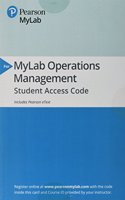 Mylab Operations Management with Pearson Etext -- Access Card -- For Managing Supply Chain and Operations