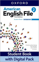 American English File: Level 2: Student Book with Digital Pack