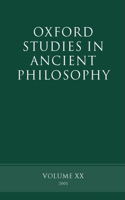 Oxford Studies in Ancient Philosophy