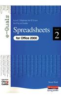 Spreadsheets Level 2 Diploma for IT Users for City and Guilds e-Quals Office 2000
