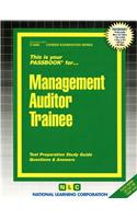 Management Auditor Trainee: Volume 3285