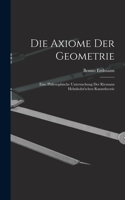 Die Axiome der Geometrie