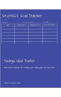Savings Goal Tracker: Hand drawn notebook for tracking your saving goals and reach them